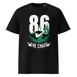 "86 The Chaos" Ribbed Neck T-Shirt